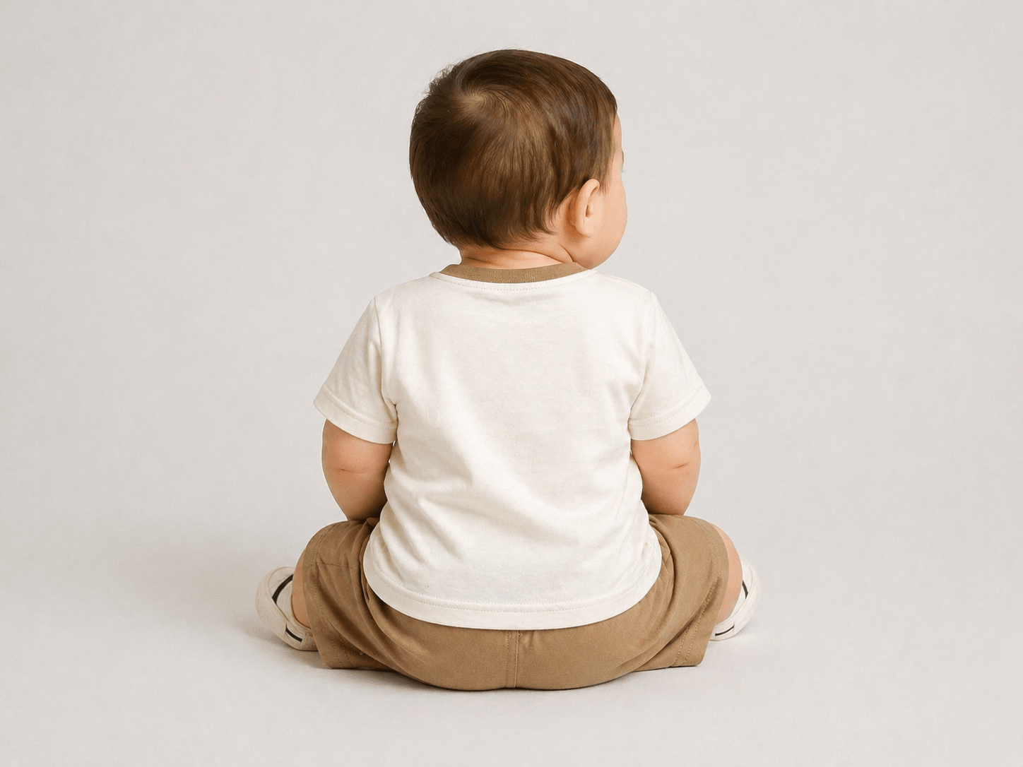 Baby Boys Cute Jersey Outfit Set with Printed T-Shirt & Shorts - Clothick
