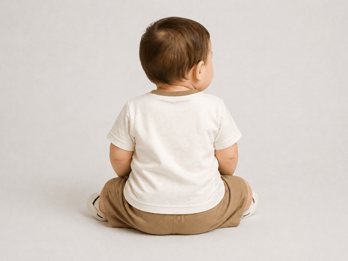 Baby Boys Cute Jersey Outfit Set with Printed T-Shirt & Shorts - Clothick