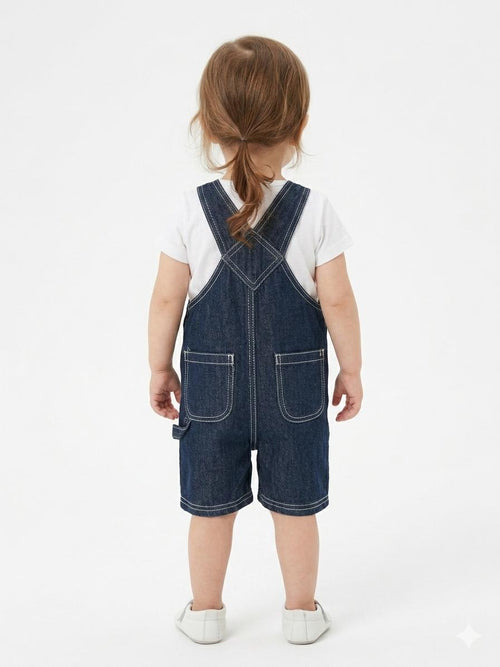 Baby Denim Romper with Elmo Print - Clothick