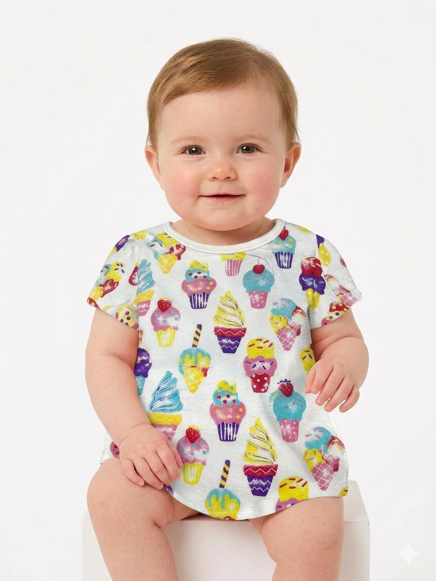 Cute Floral Baby Girls Casual Shirt – Soft & Comfortable - Clothick