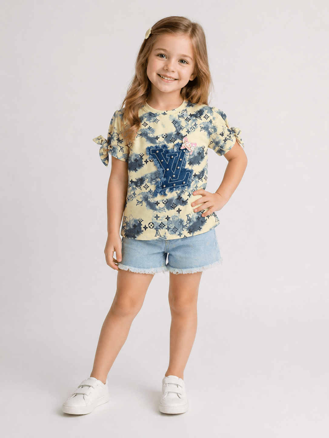 Girls Printed T-Shirt – Soft & Stylish Summer Wear - Clothick
