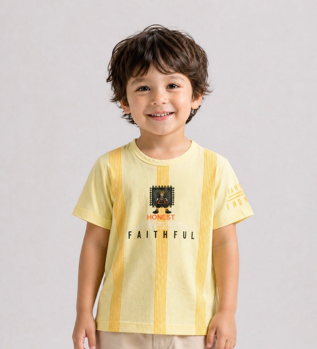 Kids Graphic Printed Casual Shirt - Clothick